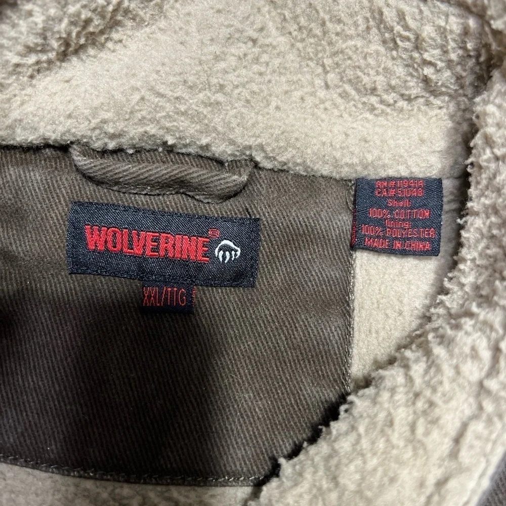 Wolverine rugged heavy duty Sherpa lined mens vest size XXL - Picture 9 of 12